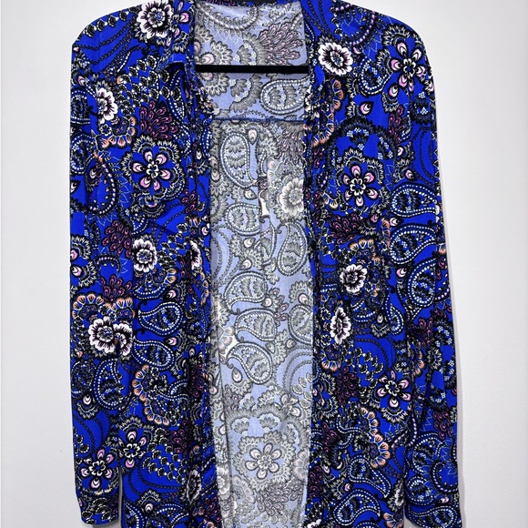 Medium Misguided Paisley Button Up - Picture 3 of 6